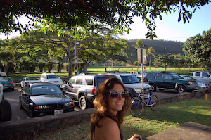 Jesse Restivo at Ehukai Beach Park.